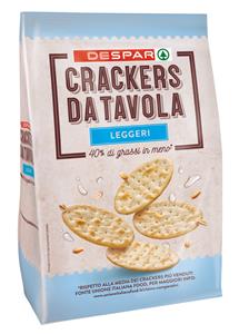 CRACKERS DA TAVOLA DESPAR 250G ALL'ACQUA