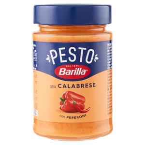 Barilla Pesto Calabrese Peperoni e Peperoncini  Condimento e Sugo per Pasta 190 g