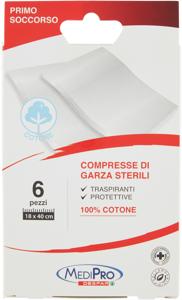 COMPRES. DI GARZA DESP.6PZ 18X40 3453