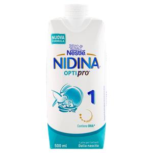 NESTLÉ NIDINA Optipro 1 dalla nascita Latte per lattanti in liquido brick da 500ml