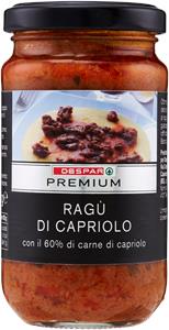 RAGU' DI CAPRIOLO PREMIUM 190G