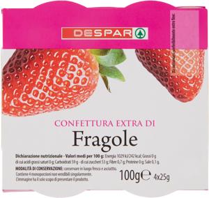 DESPAR CONFETTURA FRAGOLA  4X25GR POKER