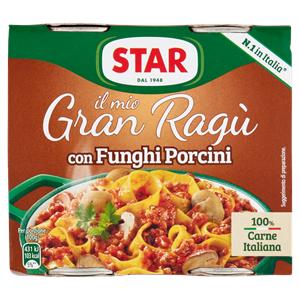 GRAN RAGU STAR 180GX2 FUNGHI PORCINI