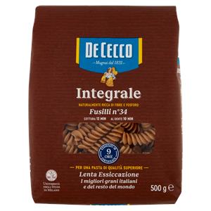 FUSILLI N.34 DE CECCO 500G INTEGRALI