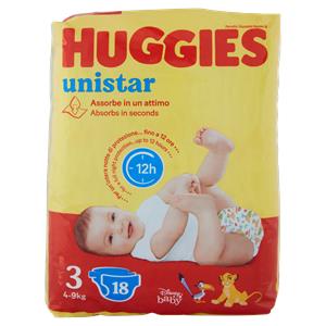 PANNOLINI HUGGIES UNI MIDI   KG.4/9 x18