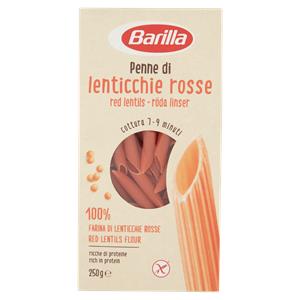 PENNE DI LENTICCHIE ROSSE BARILLA 250G