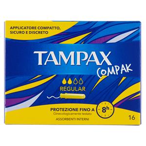 ASSORBENTI TAMPAX REGULAR PZ.16 COMPAK