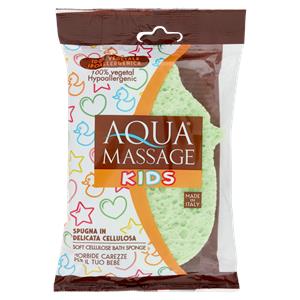 SPUGNA AQUA MASSAGE BAGNO KIDS 100%VEG