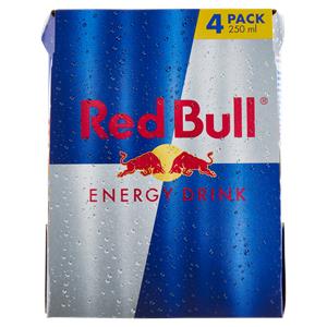  Red Bull Energy Drink, 250 ml (4 Lattine) 