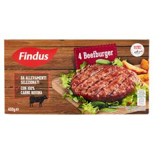 4 BEEFBURGER FINDUS 400G