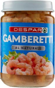 GAMBERETTI DESPAR 130G VASO AL NATURALE