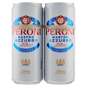 BIRRA NASTR AZZURRO 33CLX2 LATTINA SLEEK