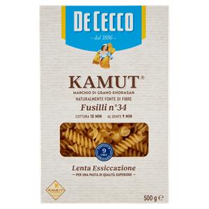 FUSILLI N.34 DE CECCO 500G KAMUT