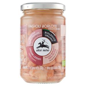 FAGIOLI BORLOTTI BIO ALCE NERO 300G