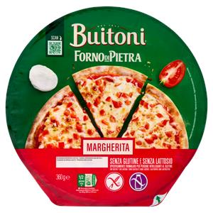 BUITONI Forno di Pietra Margherita Senza Glutine e senza lattosio Pizza surgelata (1pizza) 360g