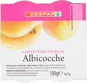 DESPAR CONF.ALBICOCCA  4X25GR POKER