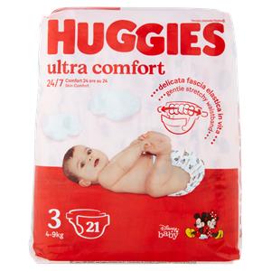 PANN.ULTRACONF. HUGGIES X21 TG. 3 4-9 KG