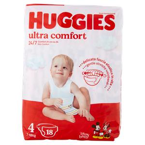 PANN.ULTRACONF. HUGGIES X18 TG.4 7-18 KG