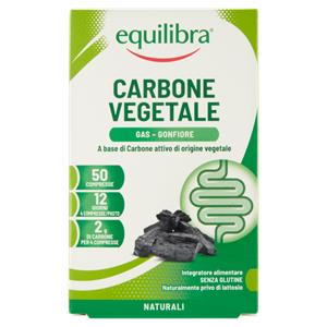 CARBONE VEGETALE EQUILIBRA 50 COMPRESSE