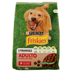 Purina Friskies Adulto Crocchette per Cani con Manzo, Cereali e Verdure 7 kg