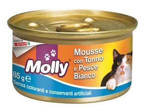 MOUSSE GATTO MOLLY 85G TONNO/PESCE B.CO