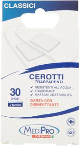 CEROTTI DESPAR TRASPARENTI 30PZ ASSORTIT