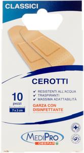 CEROTTI C/GARZA DISINF. MEDIPRO X10 MEDI