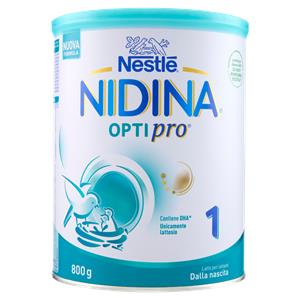 NESTLÉ NIDINA Optipro 1 dalla nascita Latte per lattanti in polvere latta da 800 g