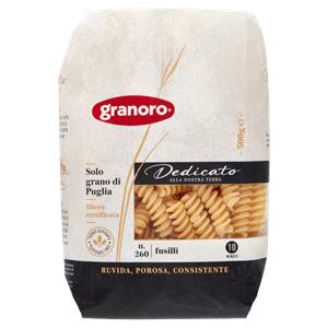 FUSILLI 260 DEDICATO GRANORO 500G