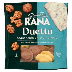 SFOGLIAV.DUETTO RANA250G GORGONZOLA/NOCI