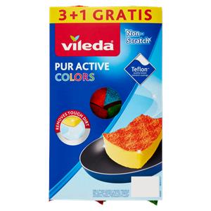 SPUGNA ABRAS.ONDATTIVA VILEDA 3+1 COLORS