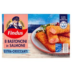 8 BASTONCINI DI SALMONE FINDUS 200 GR