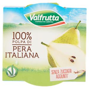 POLPA DI PERA VALFRUTTA 100GX2