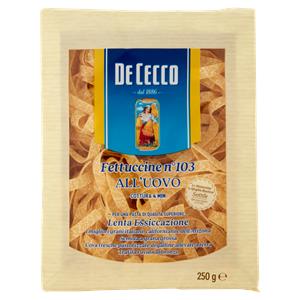 FETTUCCINE UOVO DE CECCO 250G