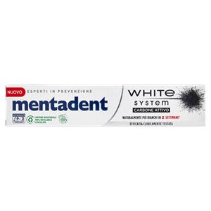 Mentadent White System Carbone Attivo 75 ml