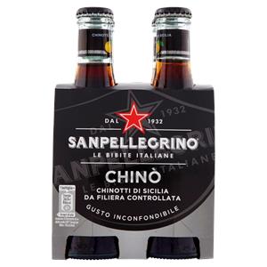 SANPELLEGRINO Bibite Gassare, CHINO' 20 cl x 4 (Vetro)