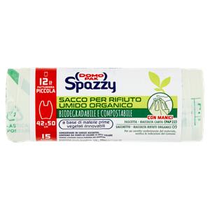 SACCO PATT.VERDE 100%BIO SPAZZY X15 12LT