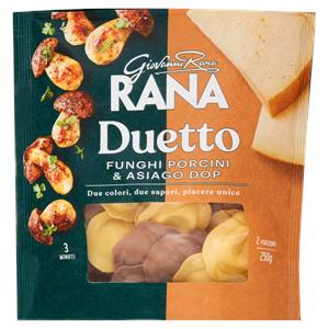 SFOGLIAV.DUETTO FUNGH/ASIAGO RANA  250 G