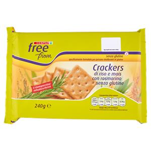 CRACKERS FREE FROM 240G RISO&MAIS