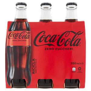 BIBITA COCA COLA ZERO 35CLX3 VETRO