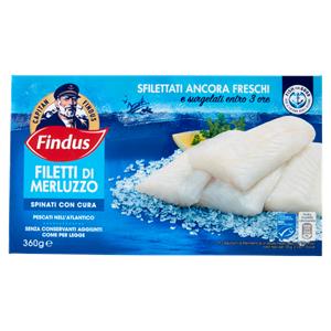 FILETTI DI MERLUZZO FINDUS 360 G