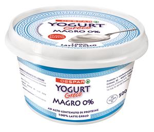 YOGURT GRECO BIANCO 0% DESPAR 500 G