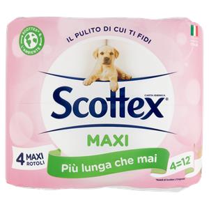 CARTA IG. SCOTTEX MAXI 4R. PULITO ORIG.