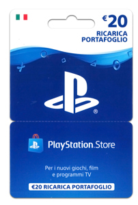 GIFT CARD PSN 20 EURO EURONET