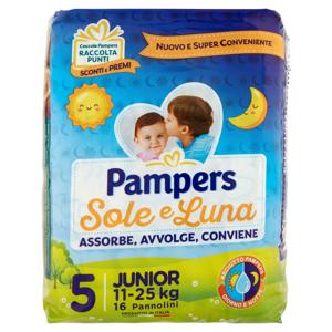 PAMPERS SOLE&LUNA JUNIOR X 16