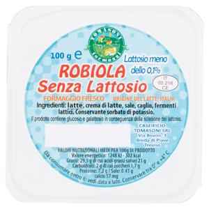TOMASONI ROBIOLA S/LATTOSIO GR.100