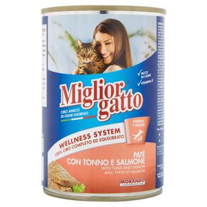MIGLIOR GATTO PATE'TONNO/SALMO.GR.400