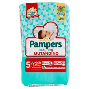 PAMPERS BABYDRY MUT.N.5 JUNIOR X 14