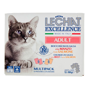 LECHAT EXCELLENCE BUSTE MULTIPAC ADULT MANZO E SALMONE