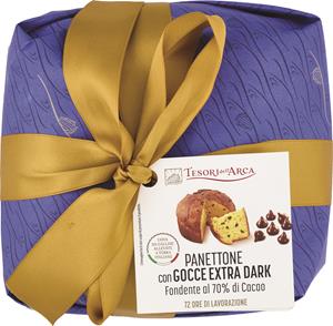 PANETTONE CON GOCCE DI CIOCCOLATO 70%